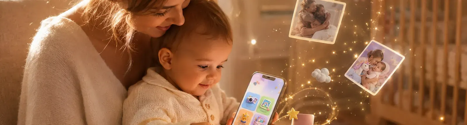 Parent et enfant dans un moment tendre