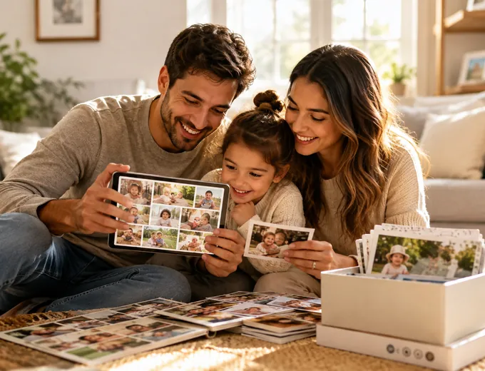 Des proches racontent l’histoire de la famille à partir de vieilles photos