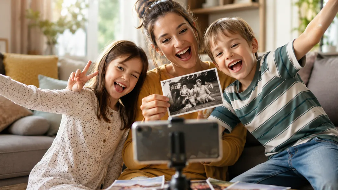 Une famille reste proche malgré la distance